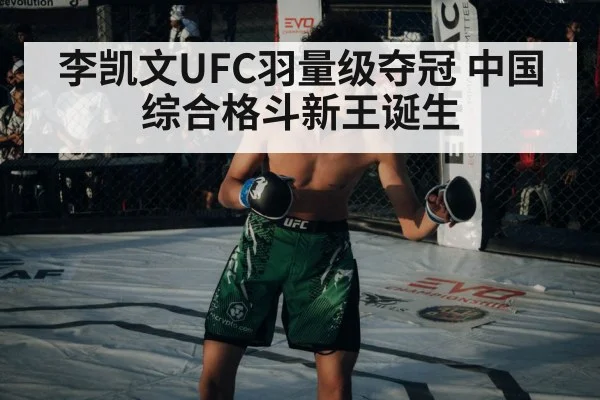 李凯文UFC羽量级夺冠 中国综合格斗新王诞生